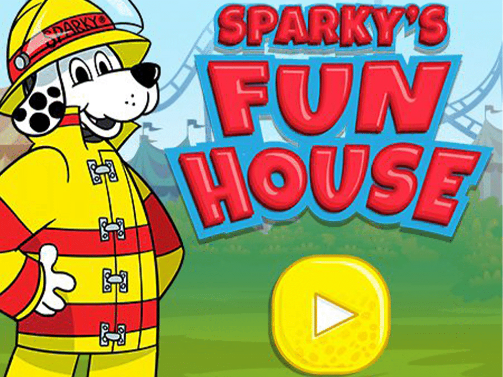 Image of Sparky fun house website